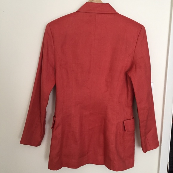 Vintage Italian Coral Blazer - Picture 10 of 12